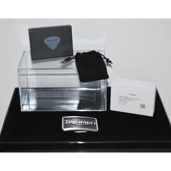 NIB Triumph Motorcycles Belt Buckle - Picture 1 of 5